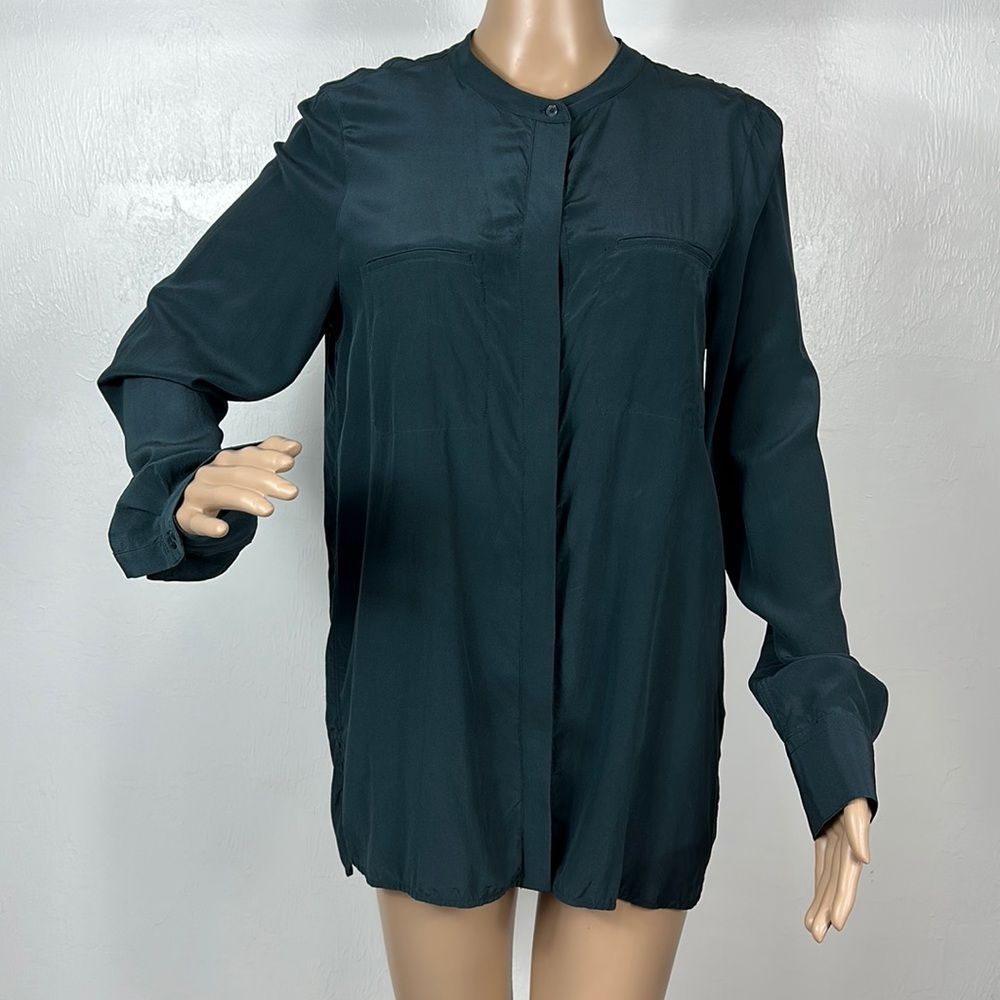 Vince Dark Green Blouse